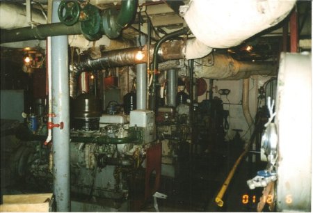 Auxiliary Engine Room Front Side