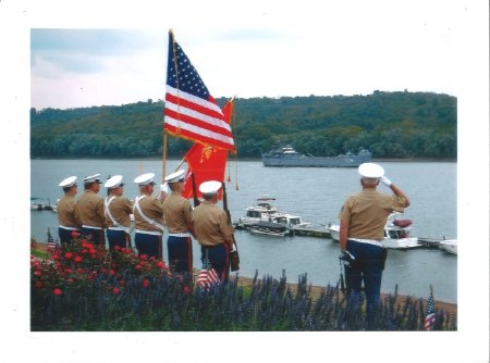 Marine Color Guard for LST-325