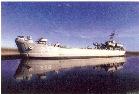 picture post card of LST-325
