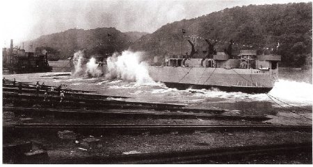 Launching of LST-751 May 27, 1944 Pittsburgh, PA.