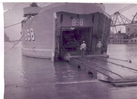 LST-898 in the Far East 1957