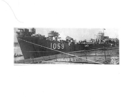 LST-1059 Moored
