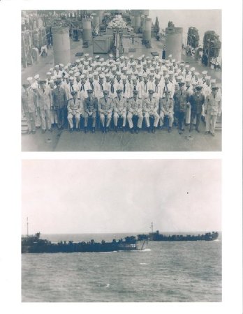 Top: LST-768 Crew; Bottom: LSTs 768, 769