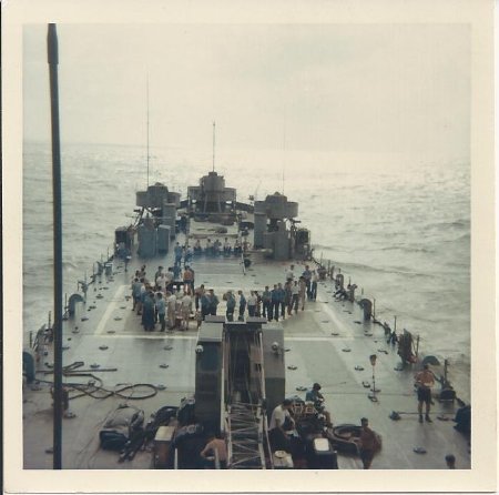 Crew on USS Sutton County (LST-1150)