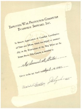Certificate Front