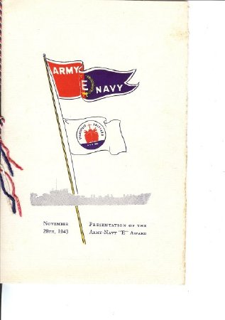Program for Presentation of Army-Navy 