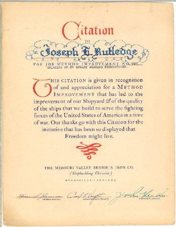Citation to Joseph Rutledge
