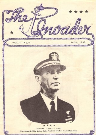 THE INVADER Vol. 1 #1  May. 1943 ( front page )