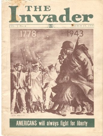 THE INVADER Vol 1 #1 Mar. 20, 1943 ( ft. pg. )