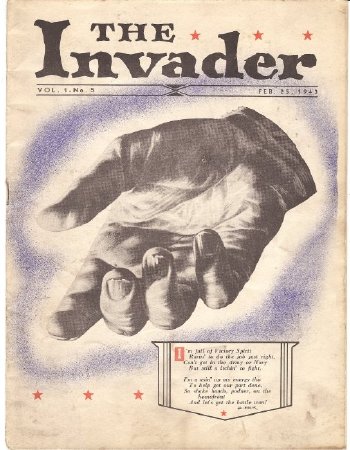 THE INVADER Vol 1 #1  ( front page )