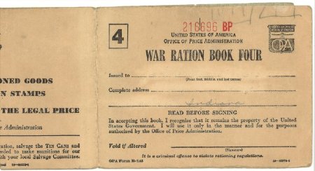 Ration Book Covers