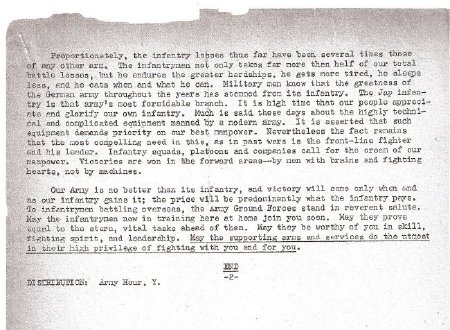 War Dept. press release Nov. 28, 1943 ( pg 2 )