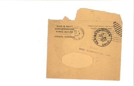 Bert Keck V-Mail Envelope