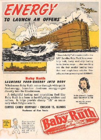1945 Baby Ruth Advertisement