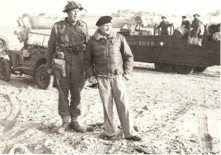 Photo of Field Marshall Montgomery in WWII