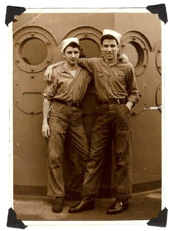 Ernest and Shipmate on LST-537