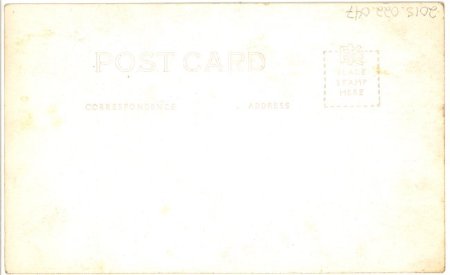 Back of postcard, reversed vertical alingment (2 of 2)