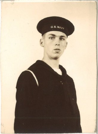 Portrait: Schnellinger in USN Blue uniform